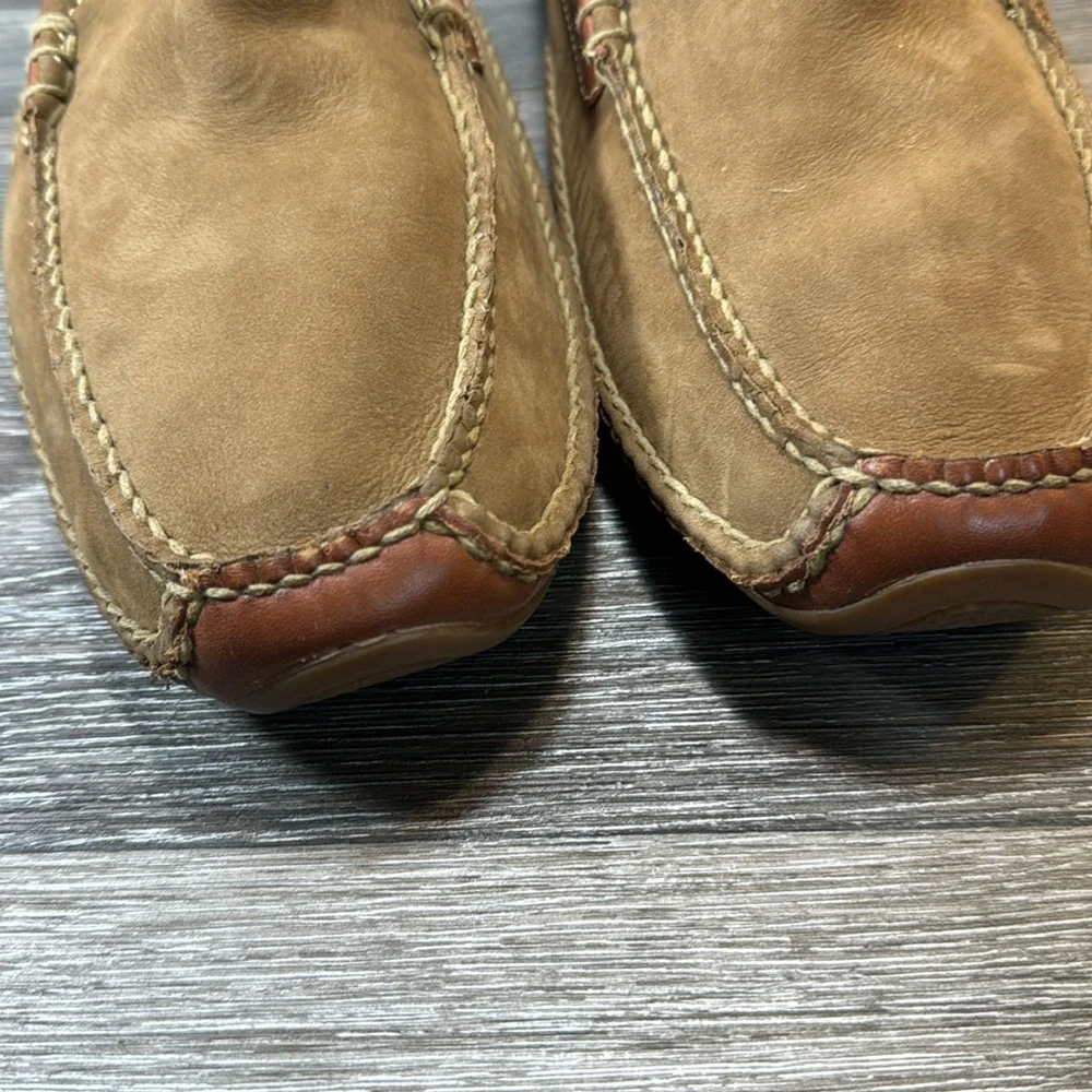 H.S. Trask.brown leather men’s slip on loafers size 11 (d60)